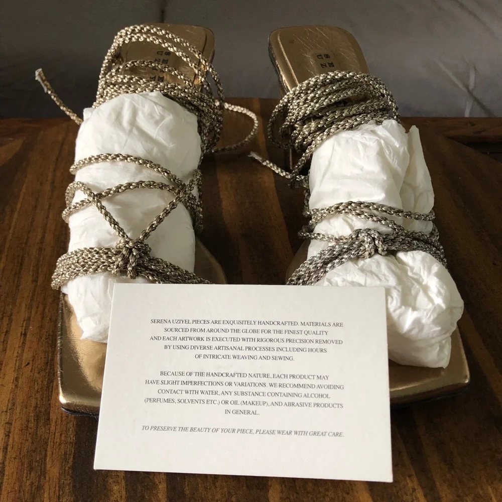 Serena Uziyel Ophilia Lace-Up Sandals